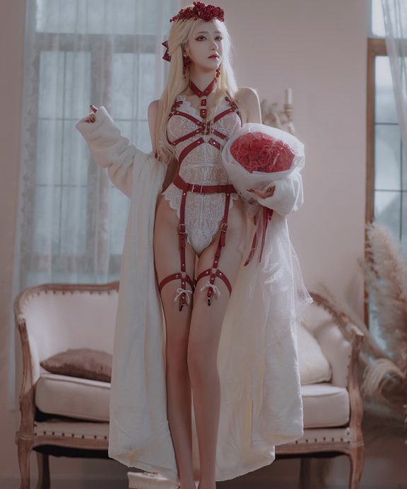 南桃Momoko-玫瑰内衣[26P]