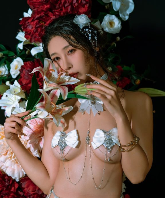 云溪溪-奶桃-绽放的珍珠[68P]