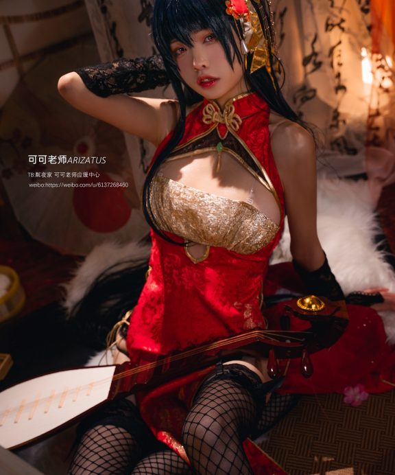 可可老师-碧蓝航线-大凤旗袍[50P+1V]