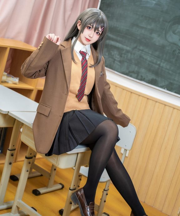 涩氨酸San-樱岛麻衣学姐[55P]