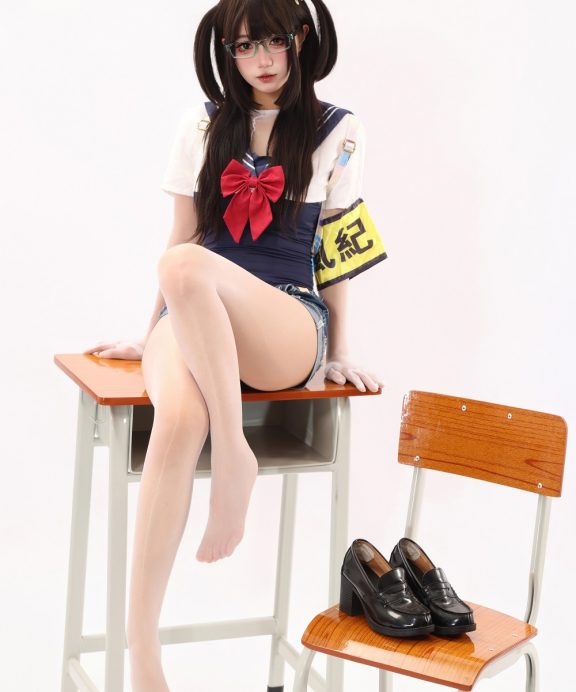 柒柒Lust77-风纪委员·连体白丝死库水[60P]