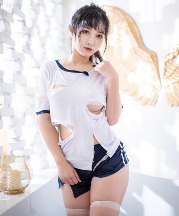 棕桠阿狗崽-浴场的体操服[66P]