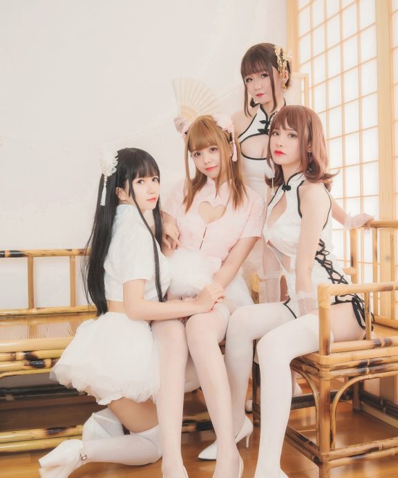 前羽rr&小野妹子w&白金Saki&Yoko宅夏-四人彼女[176P]