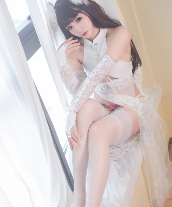 是青水-白靡烟旗袍[50P]