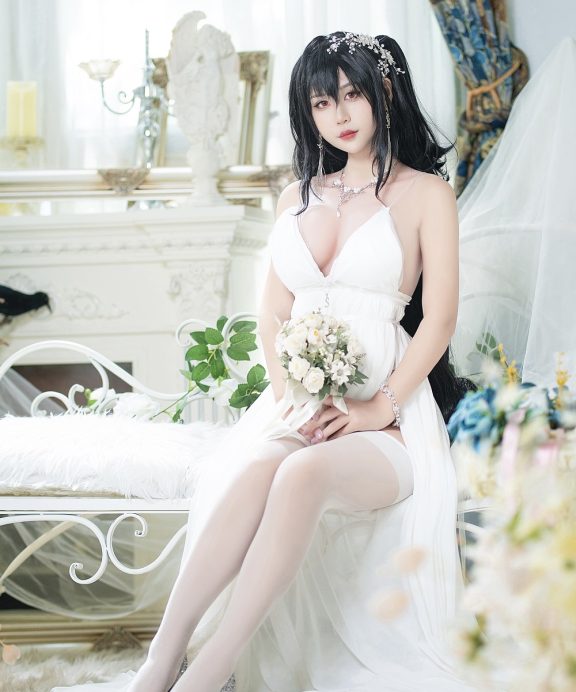 萌芽儿-碧蓝航线-大凤婚纱[45P]