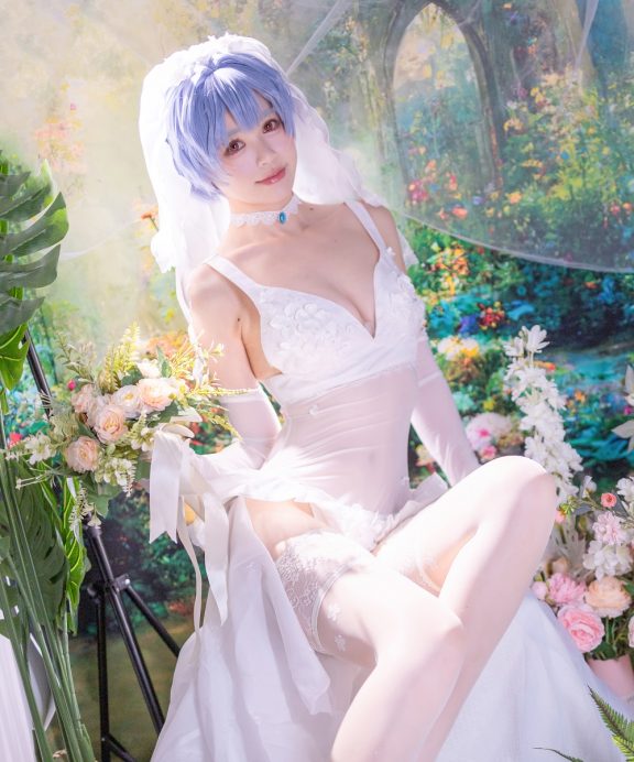 星黛鹿鹿i-新世纪福音战士-绫波丽花嫁[52P]
