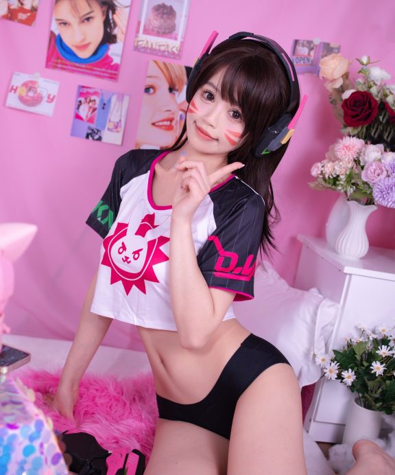 星黛鹿鹿i-守望先锋-D.va常服[39P]
