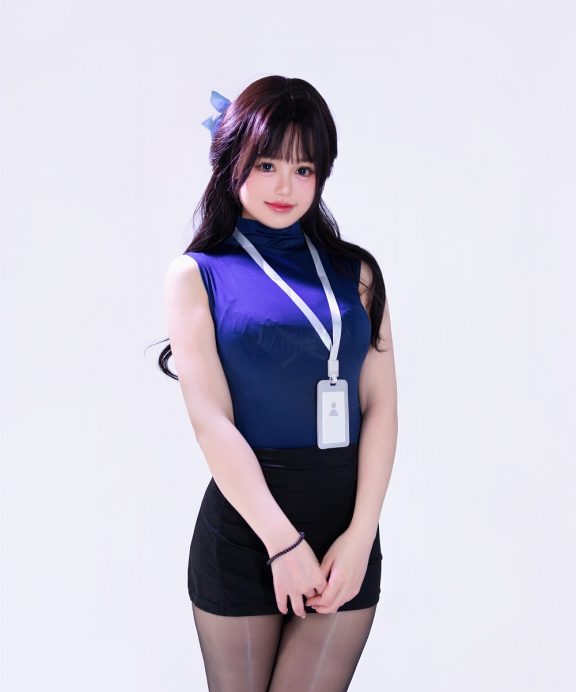 星黛鹿鹿i-蓝黑制服OL[44P]