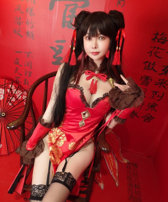 亚马逊鲶鱼-约会大作战-时崎狂三新春旗袍[25P+1V]