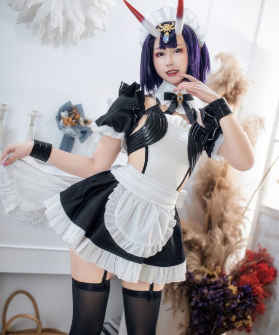 羽生三未-FGO-酒吞童子女仆[20P]