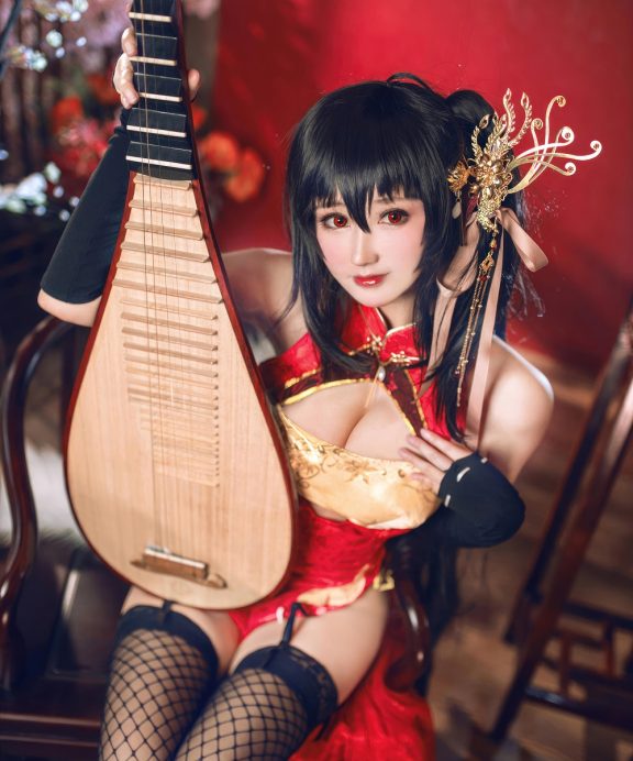 羽生三未-碧蓝航线-大凤旗袍[21P]