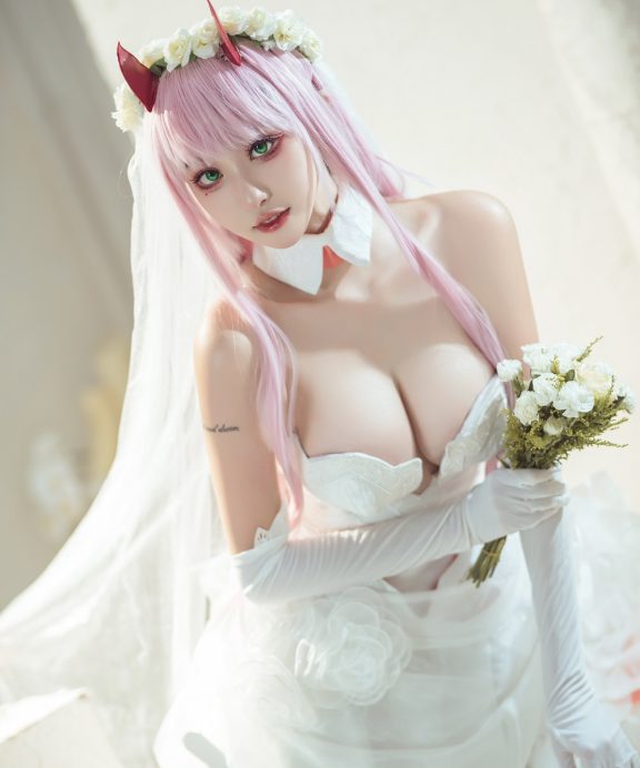 沧霁桔梗-DARLING in the FRANXX-零二花嫁[11P]