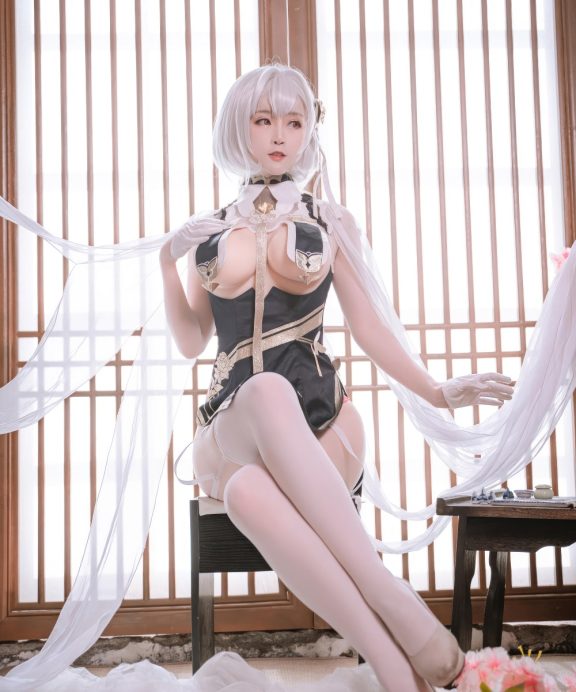 yui金鱼-碧蓝航线-天狼星旗袍[15P]