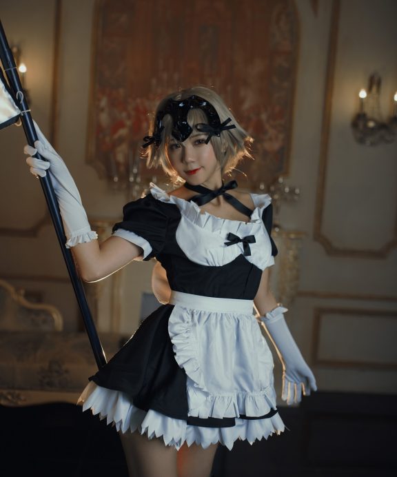 蓝小沂KiKi-FGO-黑贞德女仆[11P]
