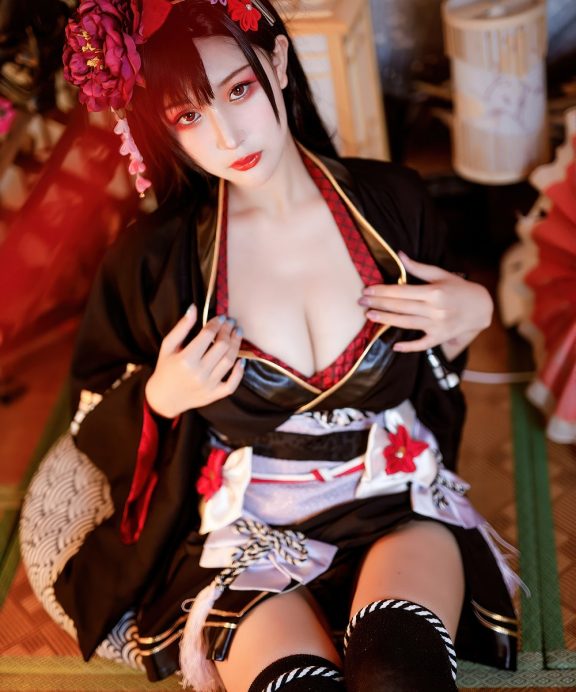 猫九酱Sakura-最终幻想-蒂法和服[30P]