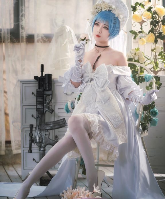 弥音音ww-少女前线-Zas誓约婚纱[16P]