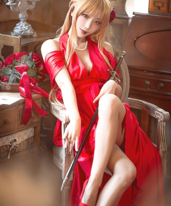 切切celia-刀剑神域-亚丝娜礼服[28P]