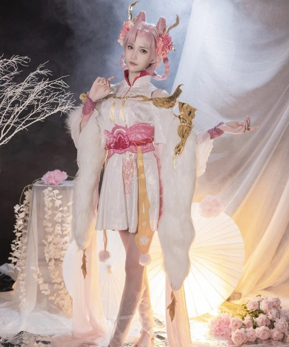 花兮honoka-王者荣耀-嫦娥·拒霜思[14P]