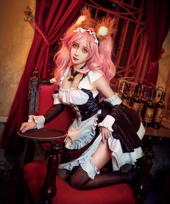 奶狮不咬人-FGO-玉藻前女仆[10P]