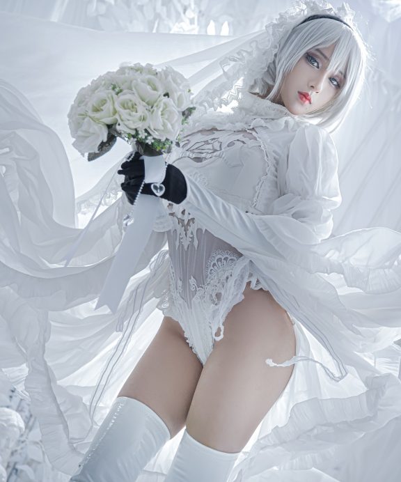 奶狮不咬人-尼尔机械纪元-2B白花嫁[16P]
