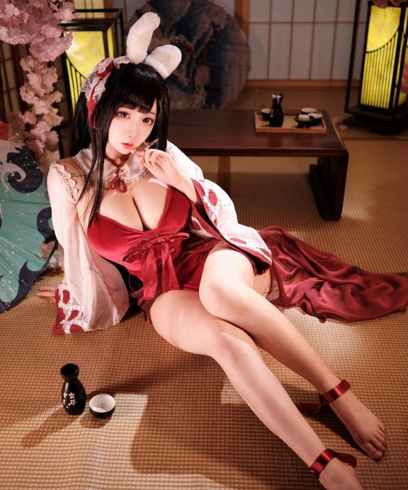 糖祈祈-碧蓝航线-大山巫女兔[15P]
