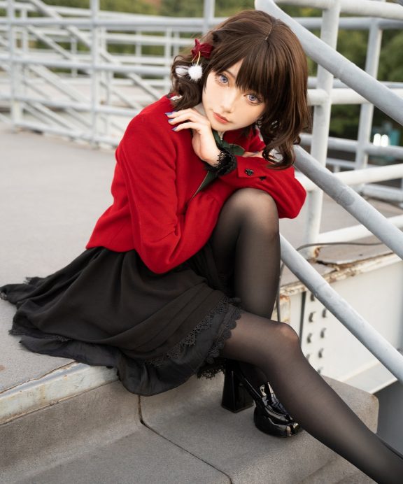 炭烤莉莉黑-桌面少女-冬·林檎[18P]