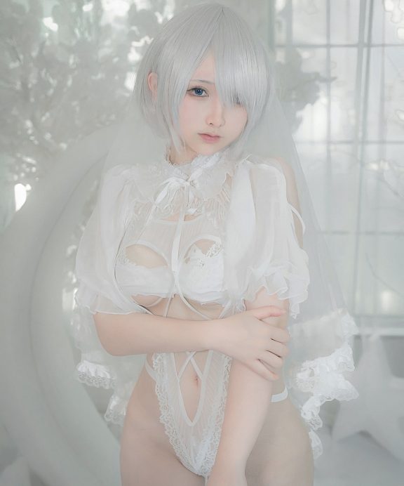 樱梨梨-尼尔机械纪元-2B白花嫁[24P]