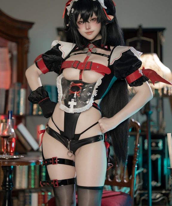屿鱼Yukako-扎娜同人恶魔女仆[61P]